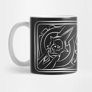 Deathknight Class Icon (White) Mug